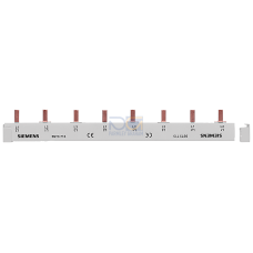 Pin busbar touch-safe, 16 mm2 3x 1-phase+AUX, 1016 mm long can be cut, without end caps