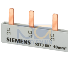 Pin busbar, 16 mm&sup2; connection: 2 x (2-phase+AS/FC) safe to touch