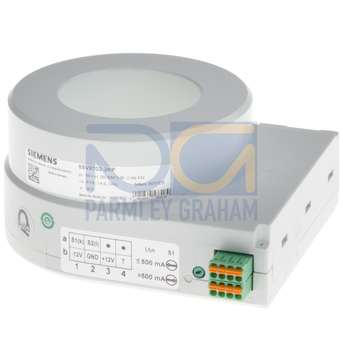 Summation current transformer type B, 60 mm, 30 mA 1A, with metal shielding