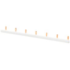 Pin busbar 1PH 10 mm2, 54 MW gray, pin busbar, 1-phase straight, 10 mm2, 54 MW