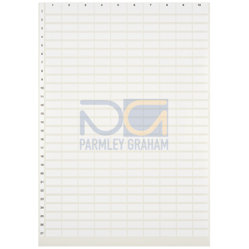 Inscription label, adhesive, horizontal and vertical, H: 15 mm, W: 6 mm, yellow