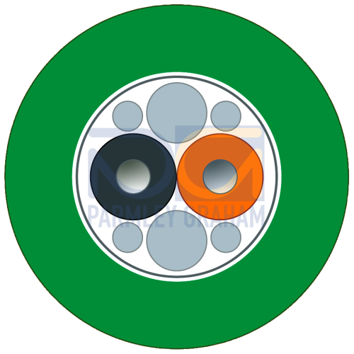 SIMATIC Net, Pof Trailing Cable 980/1000, PROFINET, Trailing Cable, Sold By The Meter Min. Length Ordered: 20M Max. Length 500M