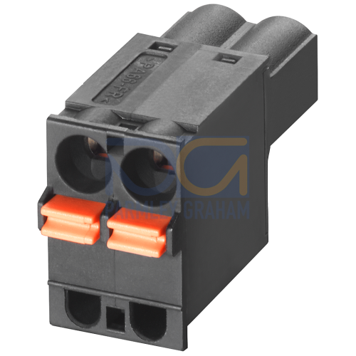 2-pole Spring-loaded terminal block for Signaling contact (24 V DC); for SCALANCE X/W/S/M; Power sup