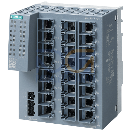 SCALANCE XC124, unmanaged switch, 24x RJ45