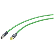 IE TP Cord M12-180/RJ45-180 (4x2, 3 m)