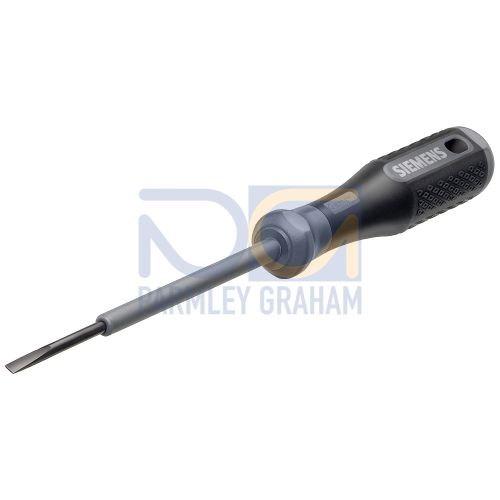 Screwdriver SIRIUS partially insulated, titanium gray Dimensions 3.0 x 0.5 x 100 for actuating the s