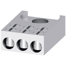 Triple terminal 3x 2.5 - 16 mm2, for size NH00 with screw terminal, accessory for fuse switch disconnector 3NP1 Contains 3 terminals