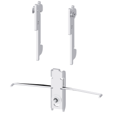 Mounting kit, for conversion to installation on standard mounting rail, for Size NH00 for floor moun