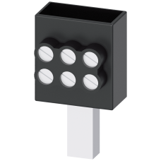 Triple terminal 3x 2.5 - 16 mm2, for size NH000, NH00 with Box terminal, accessory for fuse switch disconnector 3NP1 Contains 3 terminals