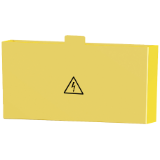 Cover cap, for 1 empty space on a 3-phase busbar, for size NH000