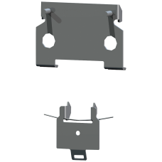 Assembly kit, for conversion to DIN rail mounting, for size NH000