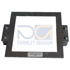 Adapter for DIN rail mounting, display faces towards DIN rail, for 7KM PAC