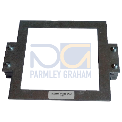 Adapter for DIN rail mounting, display faces towards DIN rail, for 7KM PAC