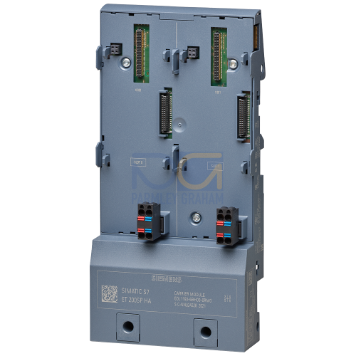 SIMATIC ET 200SP HA, Carrier module in redundant carrier for holding 2 interface modules of the ET 2