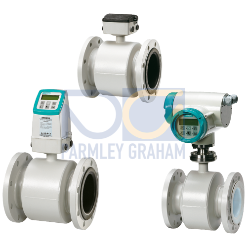 SITRANS FM MAG 3100 P Full-bore electromagnetic flow sensor, flanged, diameter DN 15 to DN 300 (1/2" to 12"). Suitable for volume flow measurement of liquids (conductive), main applications in chemic