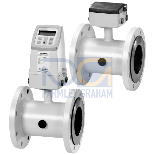 SITRANS FM MAG 5100 W Electromagnetic flow sensor, flanged, diameter DN 15 to DN 1200 (1/2" to 48"). Suitable for volume flow measurement of liquids (conductive) , for applications in water abstracti