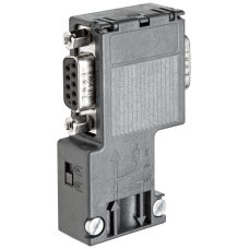 SIMATIC DP PROFIBUS connector RS 485, screw, with PG socket, 90°