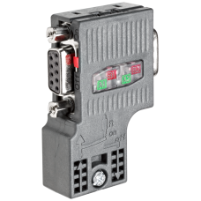 SIMATIC DP, Connection plug for PROFIBUS up to 12 Mbit/s 90&Acirc;° cable outlet, 15.8x 59x 35.6 mm (WxHxD