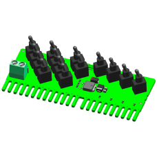 SIMATIC S7-1200, Simulator module SIM 1274, for CPU 1217C, 14 input switches, 10x 24 V DC inputs, 4x 1.5 V differential inputs