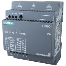 LOGO! CIM Communication Interface Module for LOGO! 8 Modbus RTU interface (RS232/485) 4-port switch; without 4G/LTE/GPS engine; without antennas; web configurator