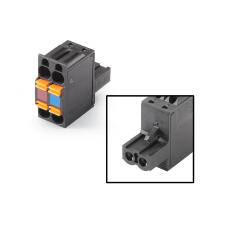 Connector, 2x2 pole For 24VDC supply, push-in,10pcs.