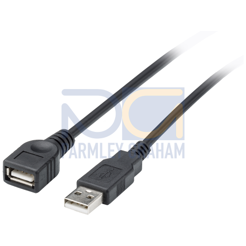 USB cable type A, female USB A, IP20, male USB A, IP20, further information, Quantity and content: See technical data