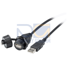 USB cable type D, female USB A, IP67, male USB A, IP20, further information, Quantity and content: See technical data