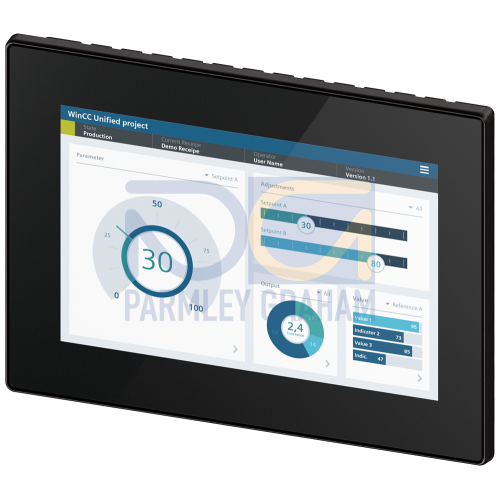 SIMATIC HMI MTP1000, Unified Comfort Panel, neutral, touch operation, 10.1" widescreen TFT display