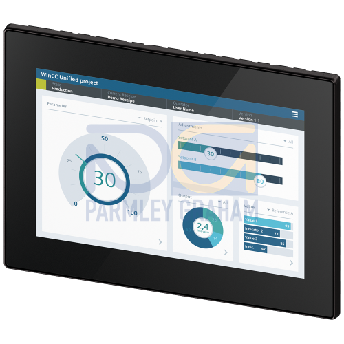 SIMATIC HMI MTP1200, Unified Comfort Panel, neutral, touch operation, 12.1" widescreen TFT display