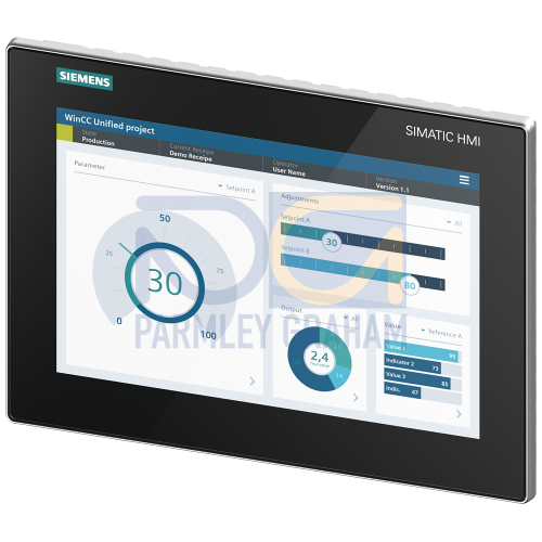 SIMATIC HMI MTP1200, Unified Comfort Panel, touch operation, 12.1" widescreen TFT display