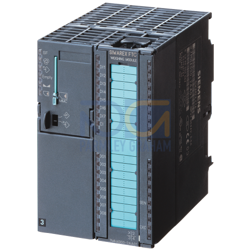 SIWAREX FTC WEIGHING ELECTRONIC FOR FORCE MEASUREMENT, BELT SCALE, LOSS-IN-WEIGHT SCALE AND FLOW RATE METER. WITHOUT VERIFICATION CAPABILITY USABLE FOR S7-300 AND ET200M