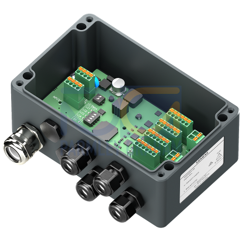 SIWAREX DB digital junction box for enhanced diagnostics, 4 channels die-cast aluminum enclosure for connection of strain gauge load cells/full bridges (1-4mV/V) to SIWAREX weighing electronics type