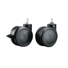 DK Twin castors, M12, each 2 with/without Lock